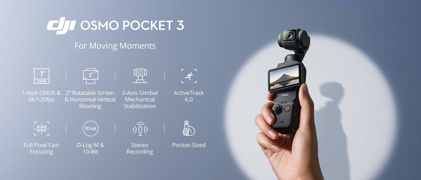 DJI Osmo Pocket 3 Parametry