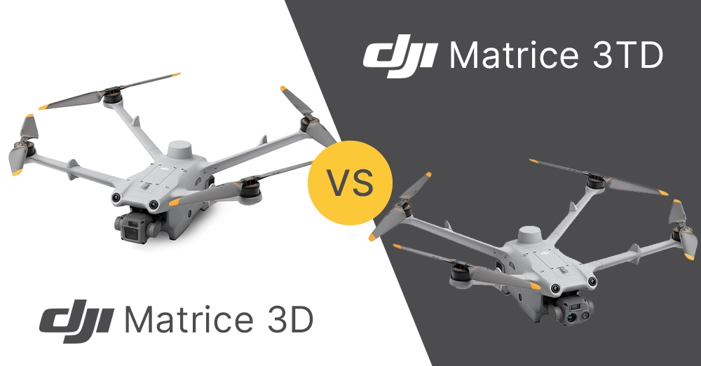 Nowe drony do misji autonomicznych - DJI Matrice 3D i Matrice 3TD